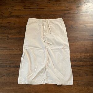 Crossroads Vintage Cream Midi Skirt